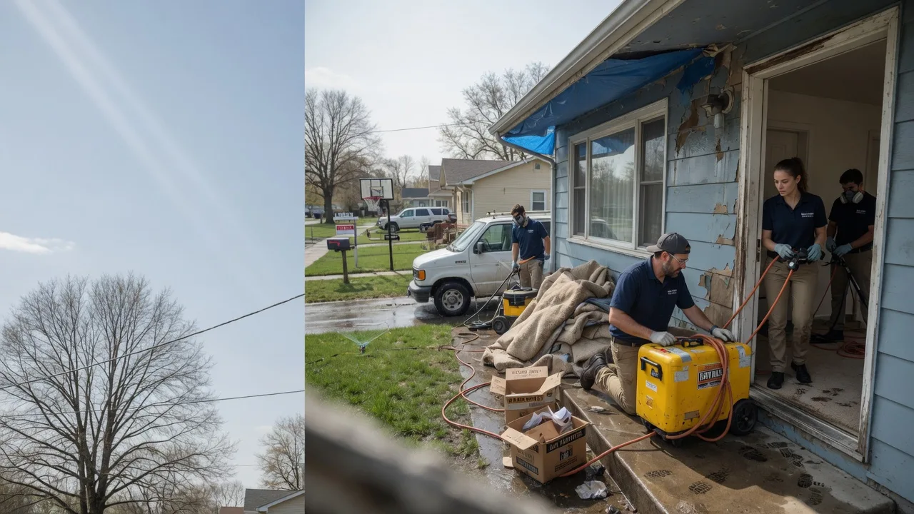 Basement Flood Cleanup in Redmon, IL near me